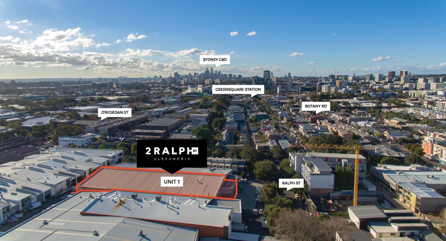 Industrial warehouse facility location proximity to Sydney CBD